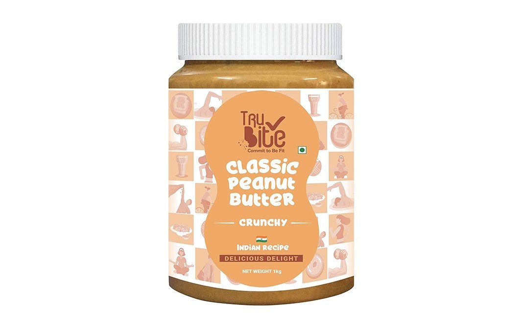 Trubite Classic Peanut Butter Crunchy    Plastic Jar  1 kilogram